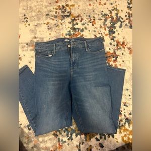 Old Navy Rockstar Super Skinny High Rise Jeans Size 14 worn once